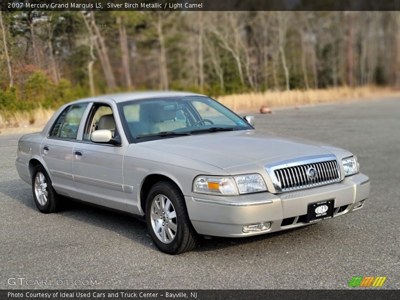 Silver Birch Metallic / Light Camel 2007 Mercury Grand Marquis LS