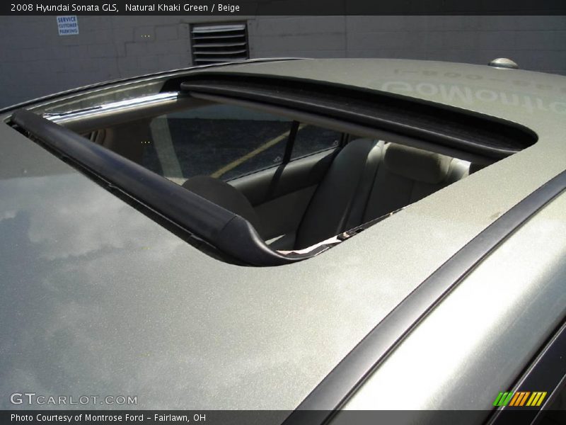 Natural Khaki Green / Beige 2008 Hyundai Sonata GLS