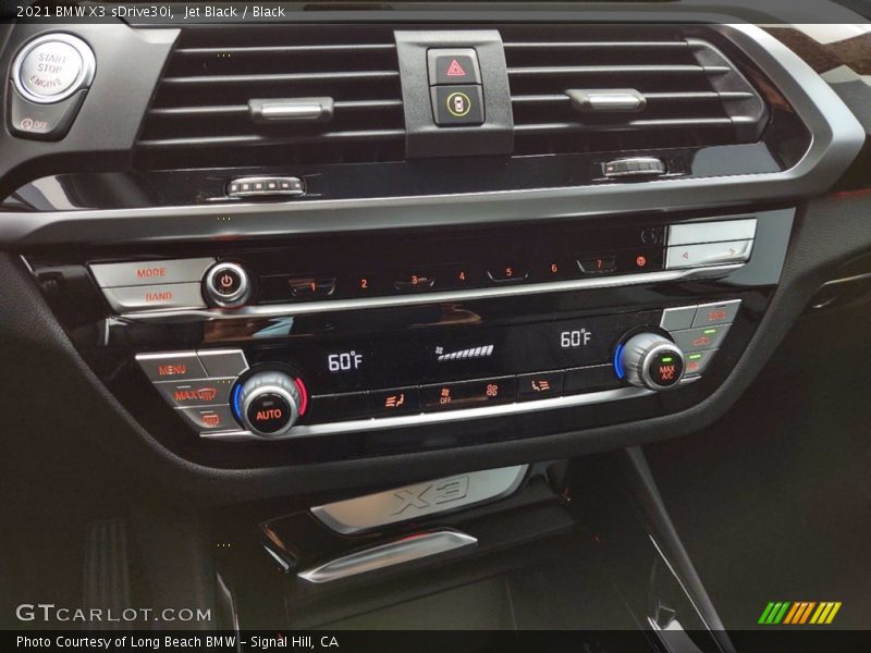 Jet Black / Black 2021 BMW X3 sDrive30i