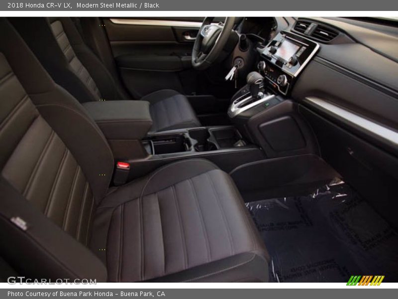 Modern Steel Metallic / Black 2018 Honda CR-V LX
