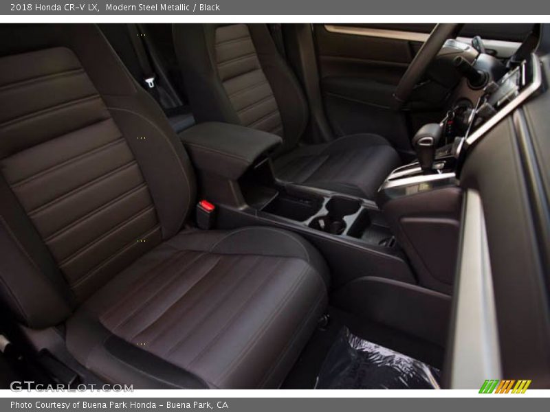 Modern Steel Metallic / Black 2018 Honda CR-V LX