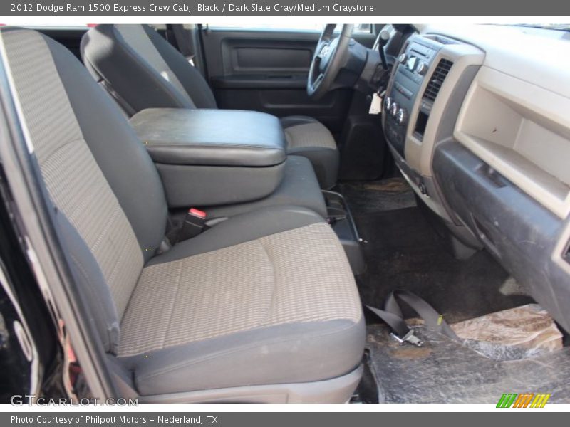 Black / Dark Slate Gray/Medium Graystone 2012 Dodge Ram 1500 Express Crew Cab