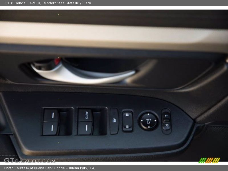 Modern Steel Metallic / Black 2018 Honda CR-V LX