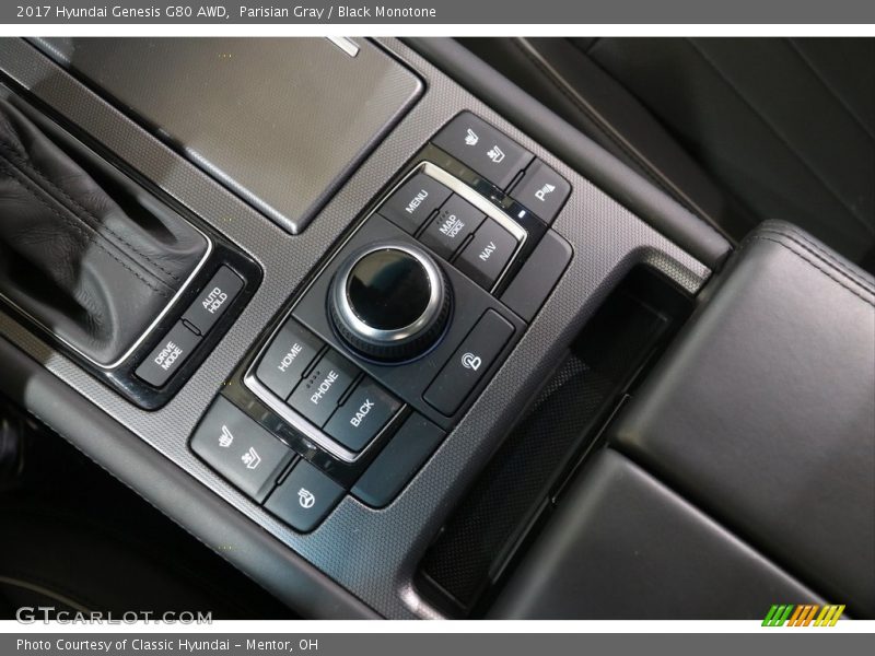 Parisian Gray / Black Monotone 2017 Hyundai Genesis G80 AWD