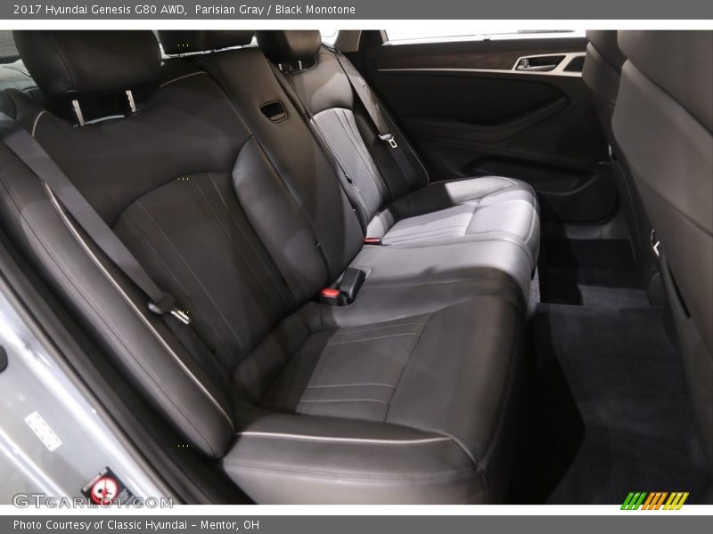 Parisian Gray / Black Monotone 2017 Hyundai Genesis G80 AWD