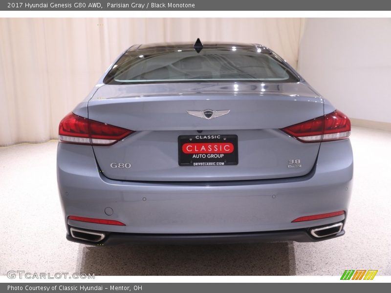 Parisian Gray / Black Monotone 2017 Hyundai Genesis G80 AWD