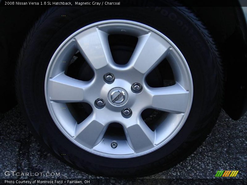 Magnetic Gray / Charcoal 2008 Nissan Versa 1.8 SL Hatchback