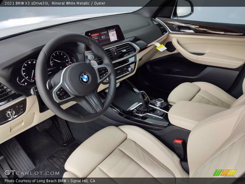 Mineral White Metallic / Oyster 2021 BMW X3 sDrive30i