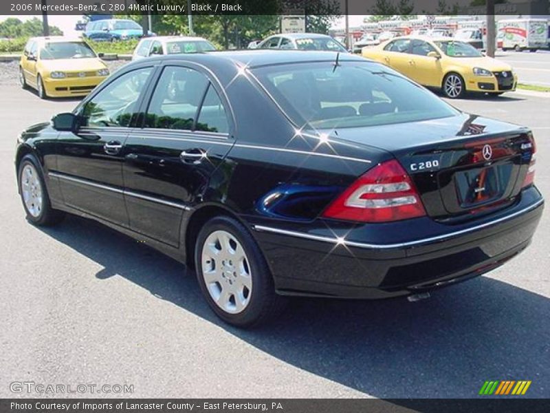 Black / Black 2006 Mercedes-Benz C 280 4Matic Luxury