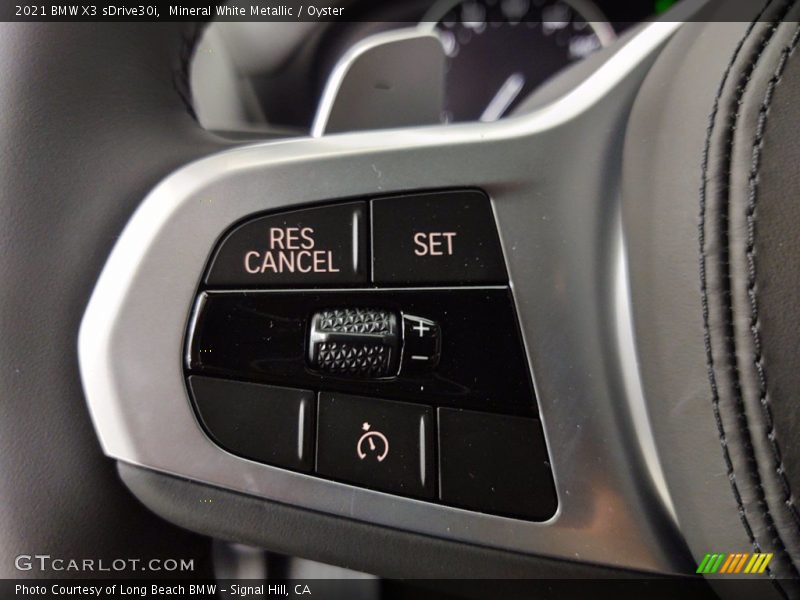Mineral White Metallic / Oyster 2021 BMW X3 sDrive30i