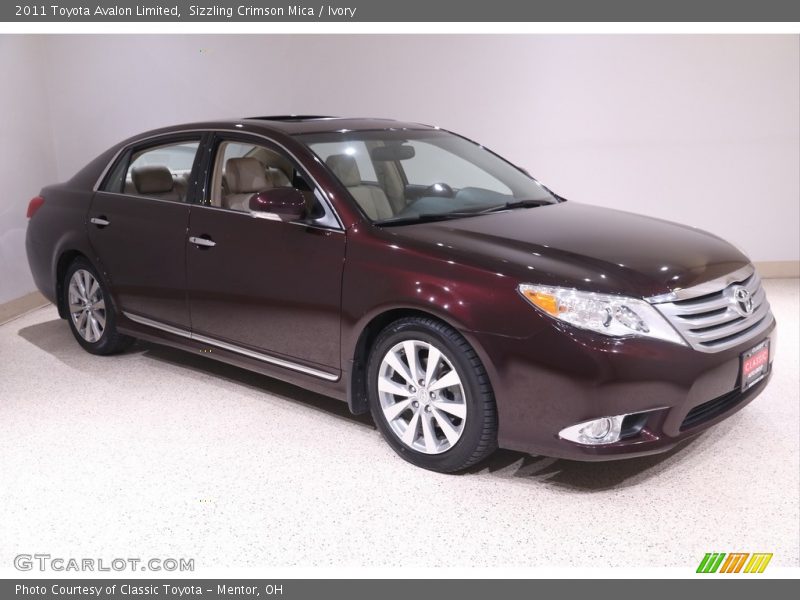 Sizzling Crimson Mica / Ivory 2011 Toyota Avalon Limited
