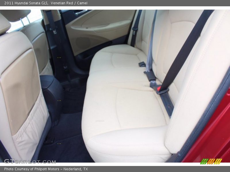 Venetian Red / Camel 2011 Hyundai Sonata GLS