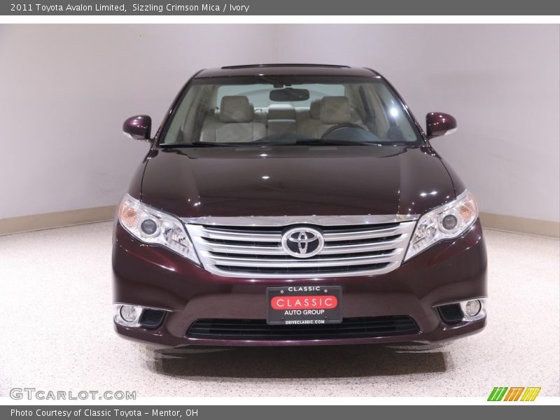 Sizzling Crimson Mica / Ivory 2011 Toyota Avalon Limited