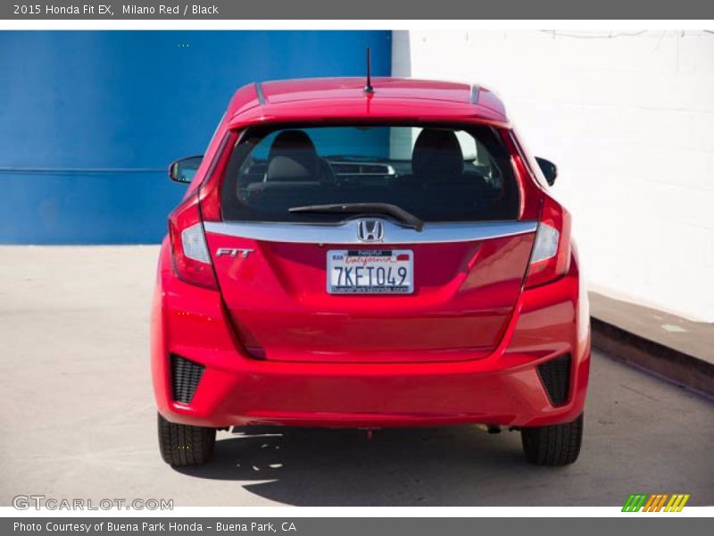 Milano Red / Black 2015 Honda Fit EX