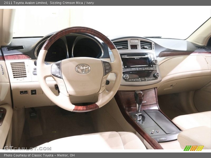 Sizzling Crimson Mica / Ivory 2011 Toyota Avalon Limited