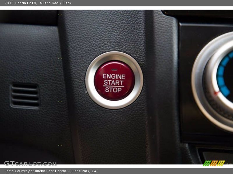 Milano Red / Black 2015 Honda Fit EX