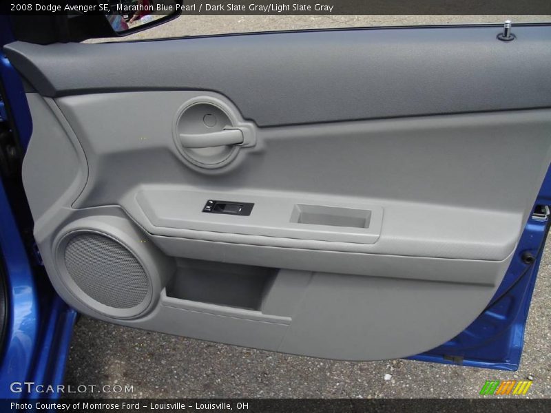 Marathon Blue Pearl / Dark Slate Gray/Light Slate Gray 2008 Dodge Avenger SE