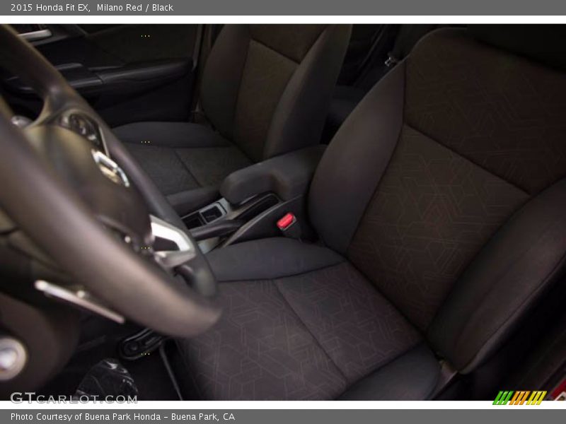 Milano Red / Black 2015 Honda Fit EX