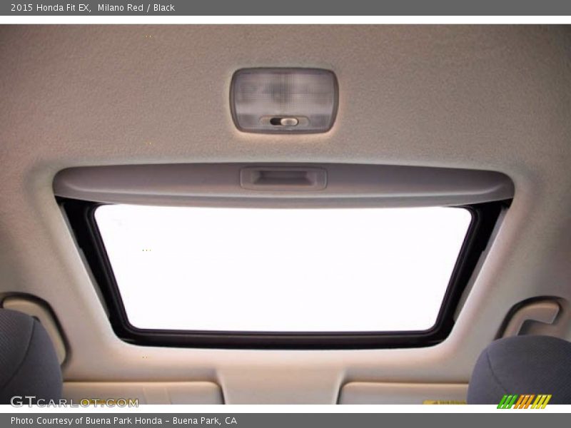 Milano Red / Black 2015 Honda Fit EX
