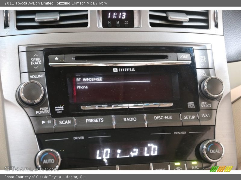 Sizzling Crimson Mica / Ivory 2011 Toyota Avalon Limited