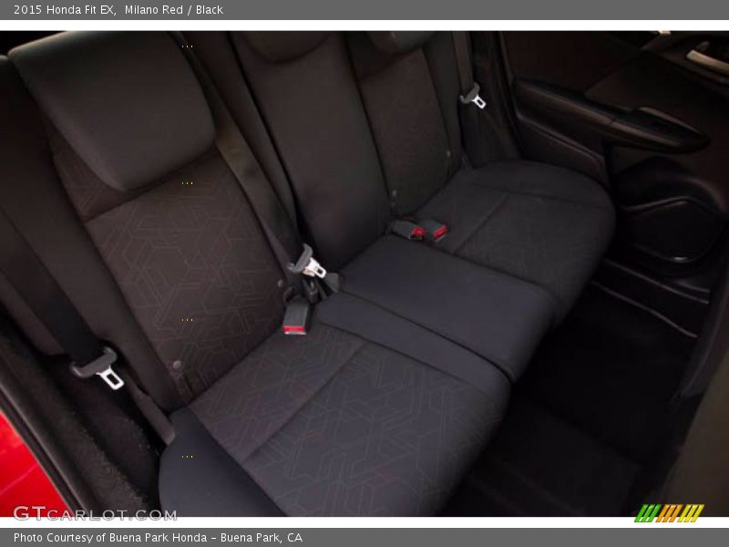 Milano Red / Black 2015 Honda Fit EX