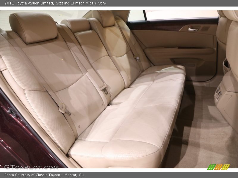 Sizzling Crimson Mica / Ivory 2011 Toyota Avalon Limited