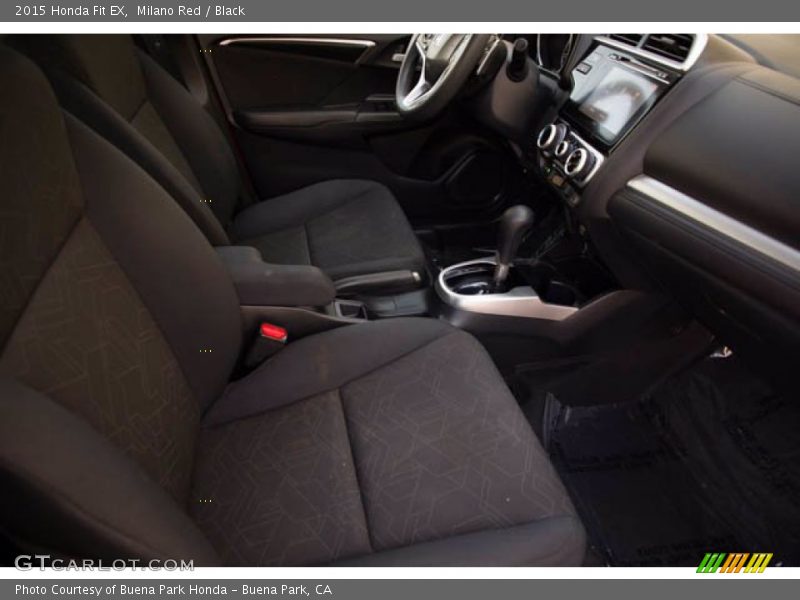 Milano Red / Black 2015 Honda Fit EX