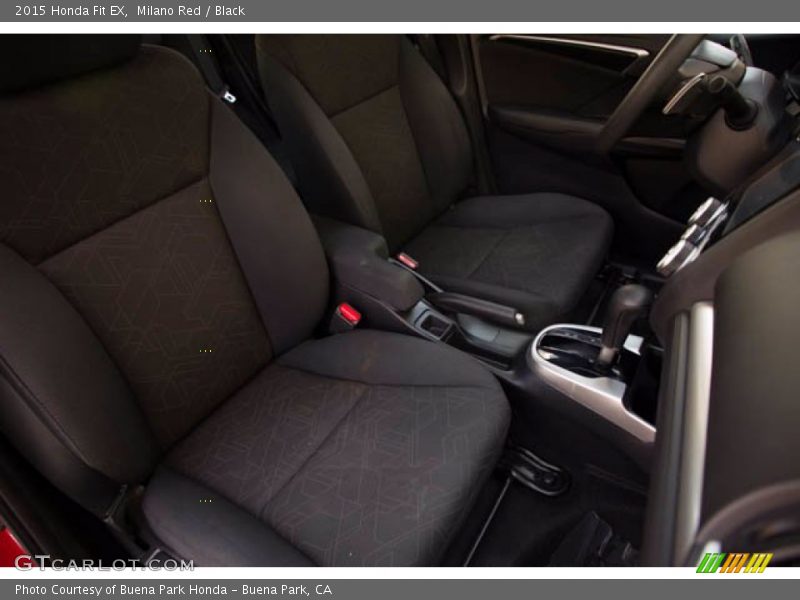 Milano Red / Black 2015 Honda Fit EX