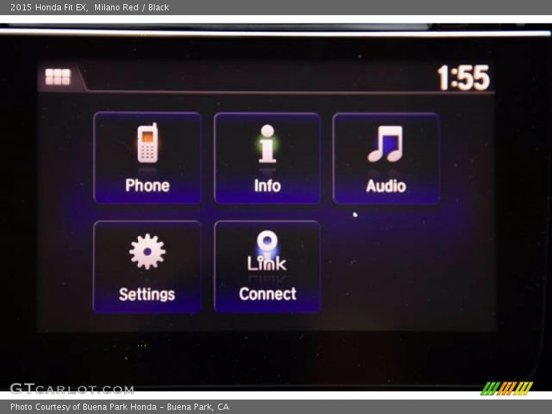 Milano Red / Black 2015 Honda Fit EX