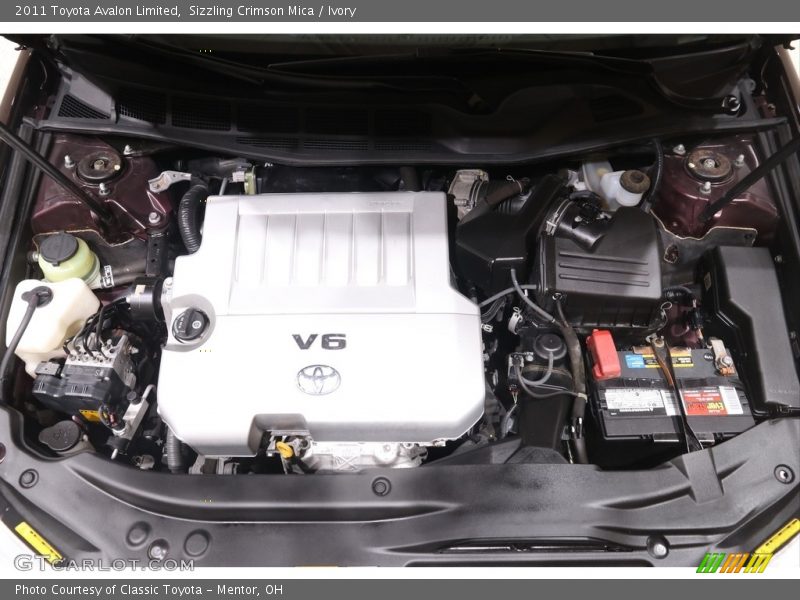 Sizzling Crimson Mica / Ivory 2011 Toyota Avalon Limited