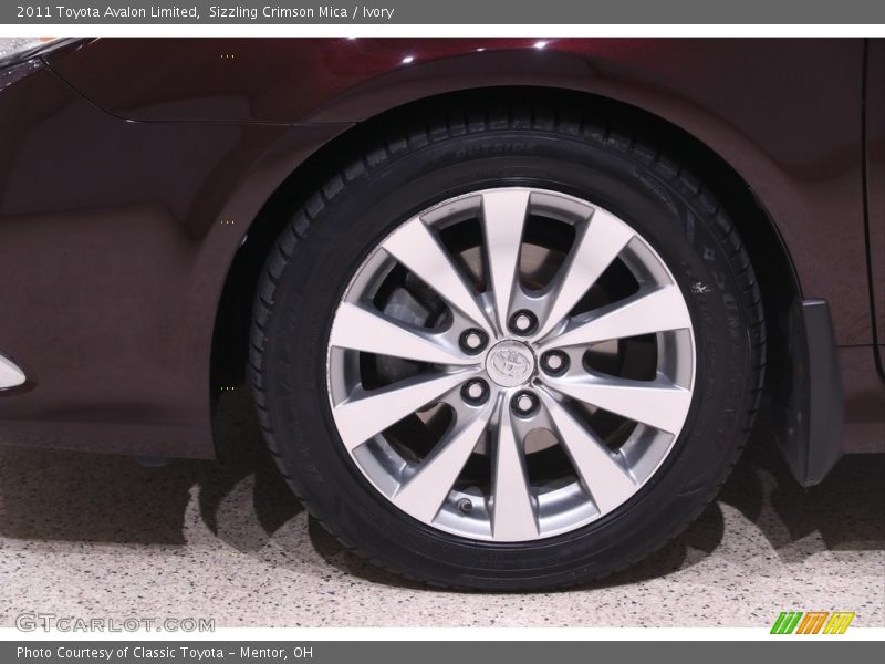 Sizzling Crimson Mica / Ivory 2011 Toyota Avalon Limited