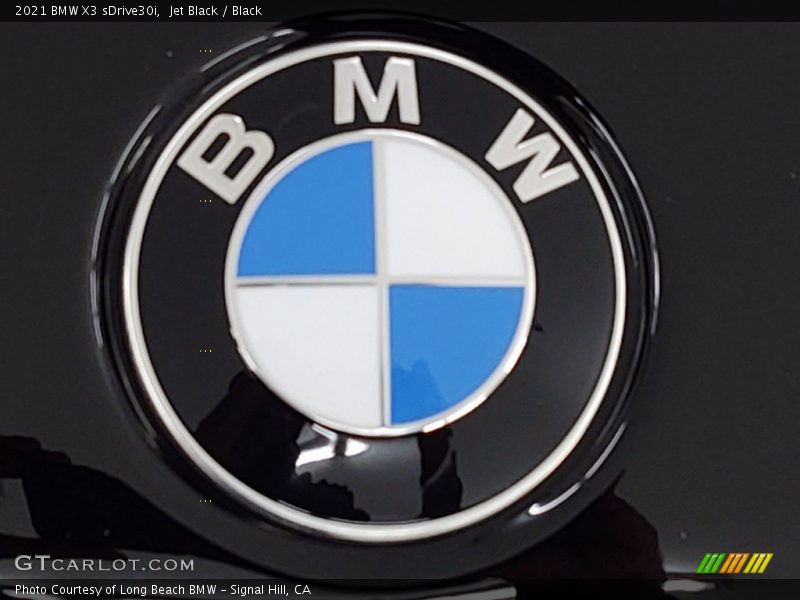 Jet Black / Black 2021 BMW X3 sDrive30i