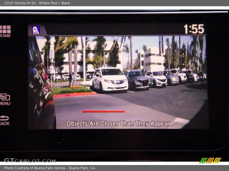 Milano Red / Black 2015 Honda Fit EX