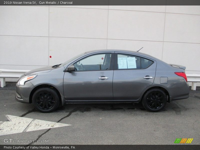 Gun Metallic / Charcoal 2019 Nissan Versa SV