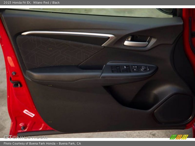Milano Red / Black 2015 Honda Fit EX