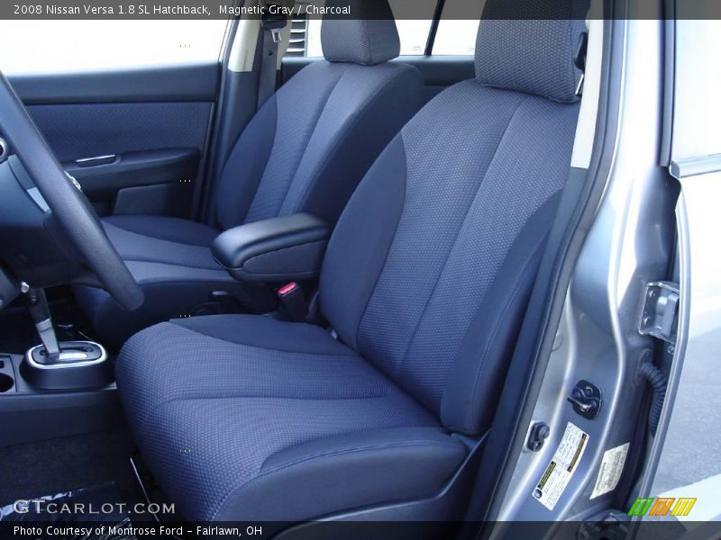 Magnetic Gray / Charcoal 2008 Nissan Versa 1.8 SL Hatchback