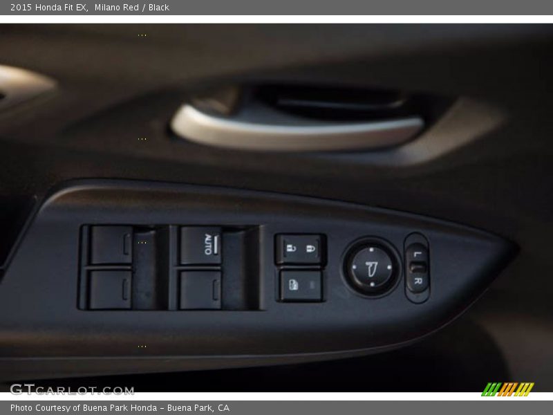 Milano Red / Black 2015 Honda Fit EX