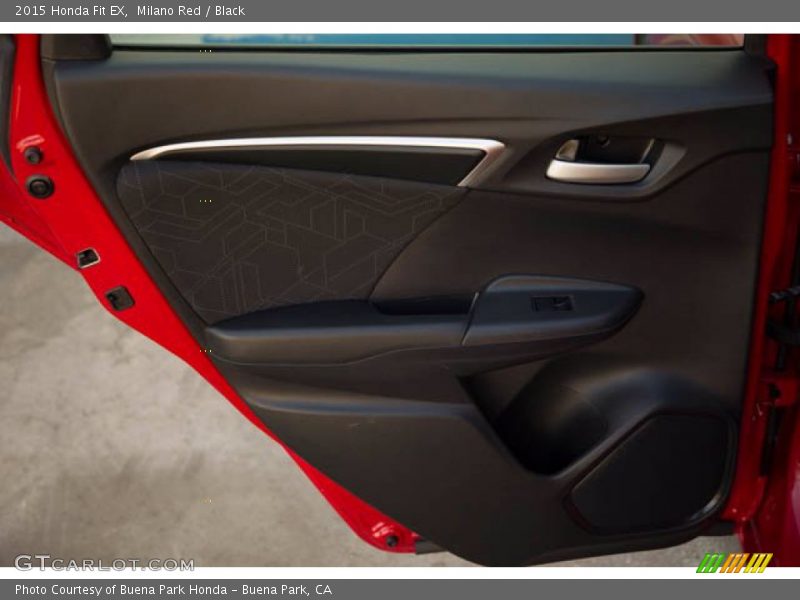 Milano Red / Black 2015 Honda Fit EX