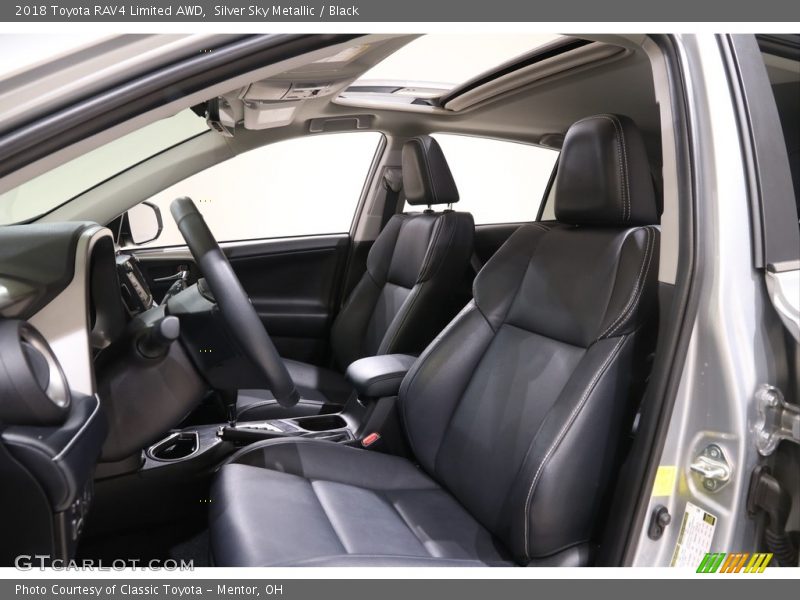 Silver Sky Metallic / Black 2018 Toyota RAV4 Limited AWD