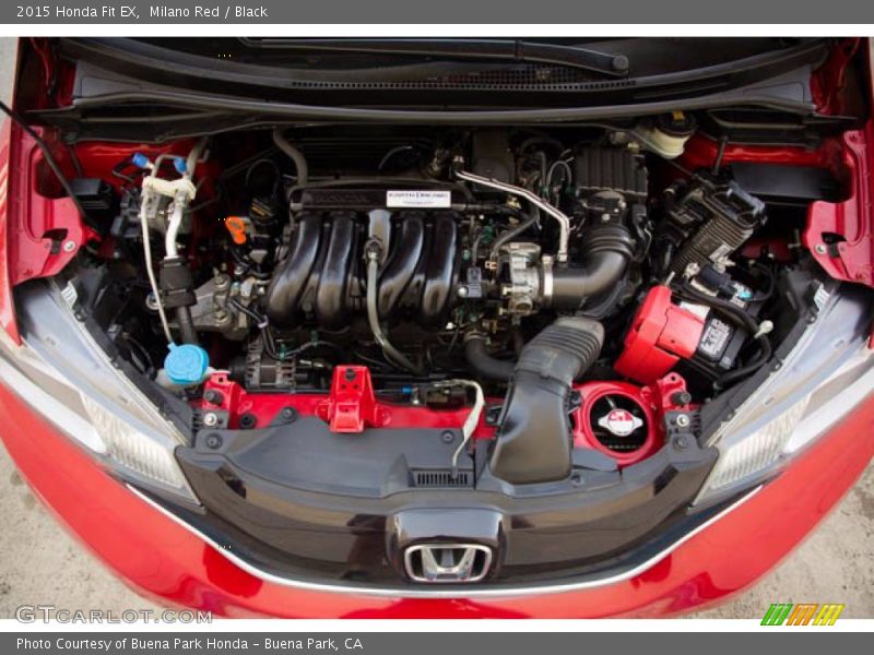 Milano Red / Black 2015 Honda Fit EX
