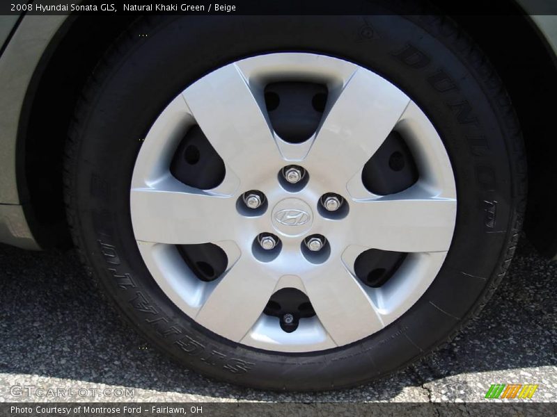 Natural Khaki Green / Beige 2008 Hyundai Sonata GLS