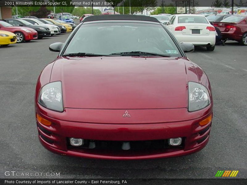 Patriot Red Pearl / Black 2001 Mitsubishi Eclipse Spyder GS