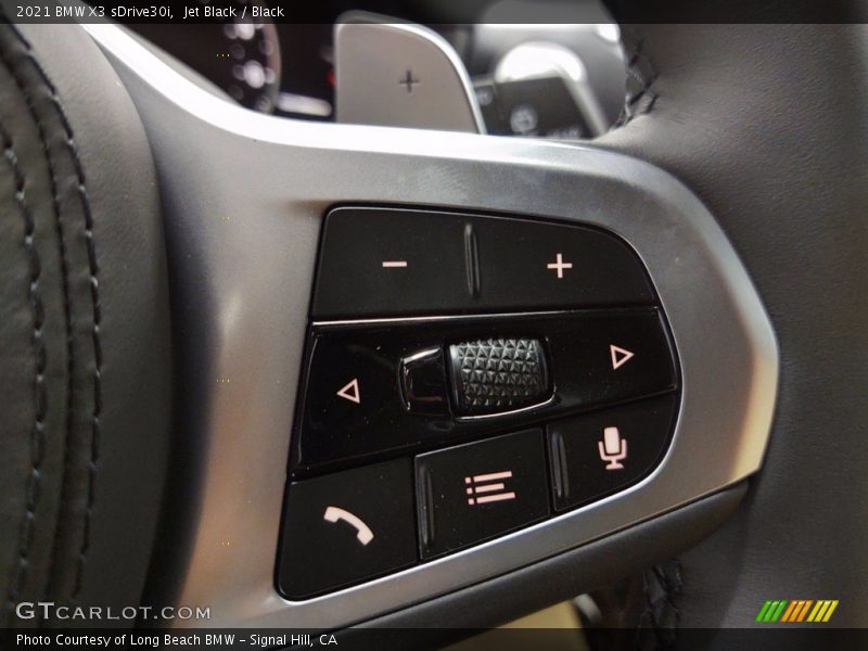 Jet Black / Black 2021 BMW X3 sDrive30i