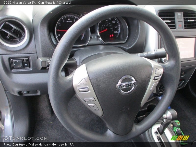 Gun Metallic / Charcoal 2019 Nissan Versa SV