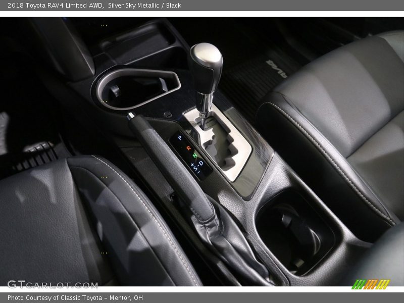 Silver Sky Metallic / Black 2018 Toyota RAV4 Limited AWD