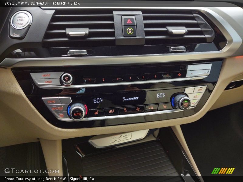 Jet Black / Black 2021 BMW X3 sDrive30i