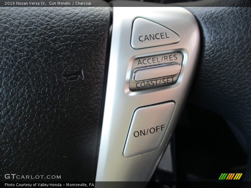 Gun Metallic / Charcoal 2019 Nissan Versa SV