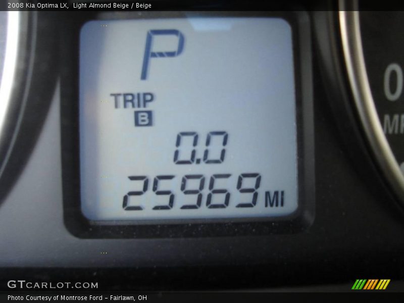 Light Almond Beige / Beige 2008 Kia Optima LX