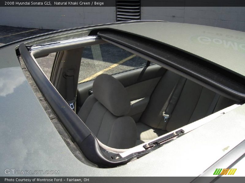 Natural Khaki Green / Beige 2008 Hyundai Sonata GLS