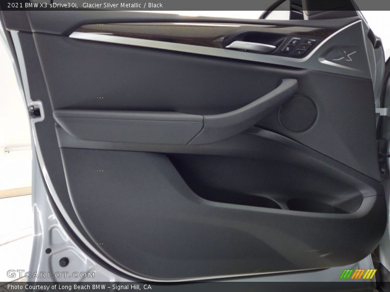 Glacier Silver Metallic / Black 2021 BMW X3 sDrive30i